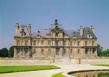 Vue de la façade Est du Château de Maisons-Laffitte, construit 1642-51